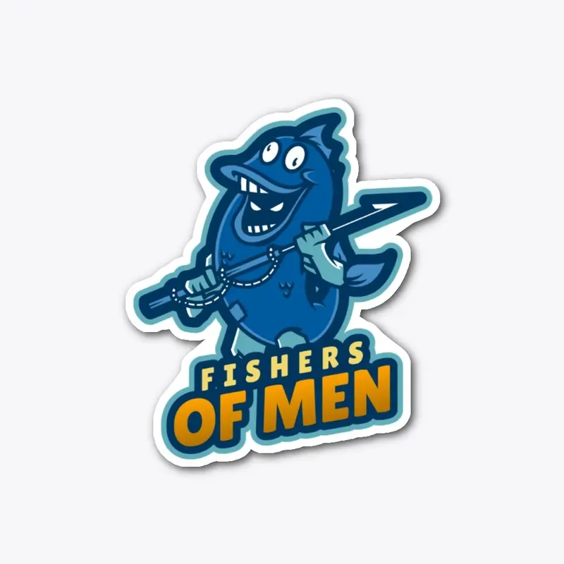 Fishers of Men DieCut Sticker